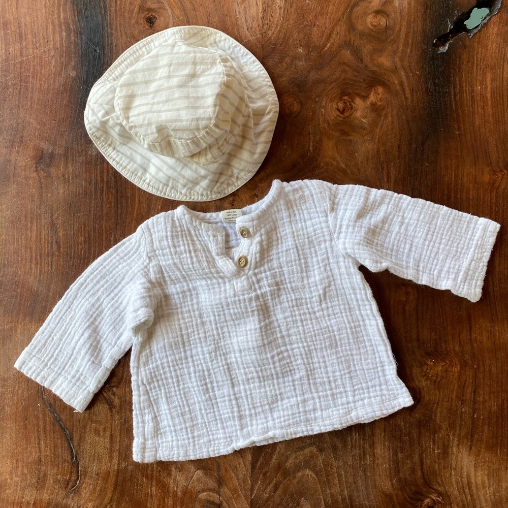 Emmie’s Room Cotton Gauze Shirt (9-12M)